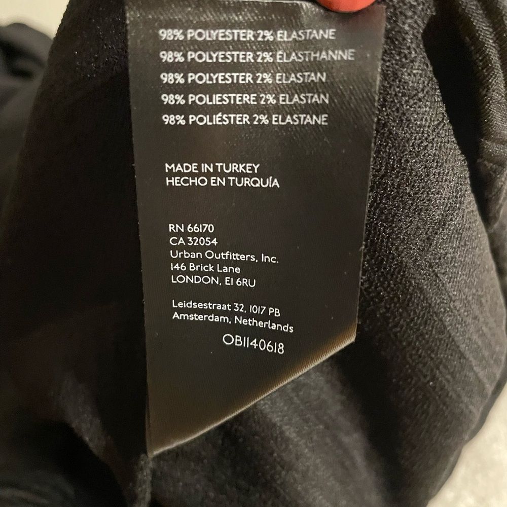 Free People Dress Violet Puff Sleeve Mini Baby Doll Textured Black Size Medium - Picture 12 of 12